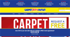 Desktop Screenshot of carpetfactoryoutlet.net